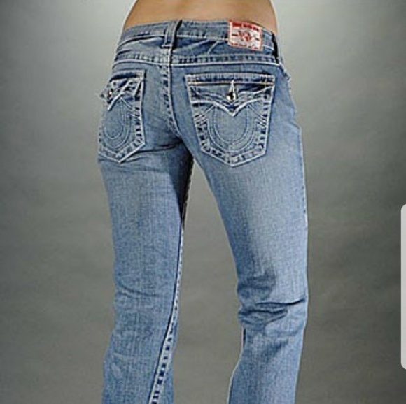true religion low rise jeans